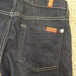 Women's 7 for all mankind dojo Capri pants Sz 25